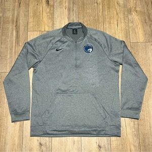 Nike Iowa Wolves Basketball Therma 1/4 Zip Up Pullover Sweater Men’s Size Large